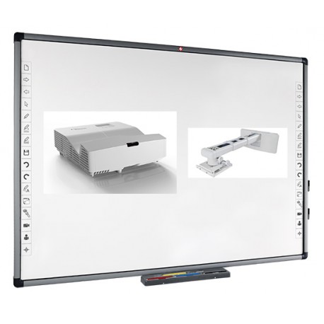 Zestaw Tablica interaktywna 2 tablica interaktywna Avtek TT-BOARD 80 Pro 2x projektor ultrakrótkoogniskowy Epson EB-670