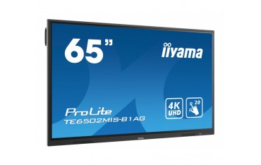 Monitor interaktywny 65 cali iiyama ProLite TE6502MIS-B1AG 65" VA, 4K UHD, iiWare Android 9.0, WiFi