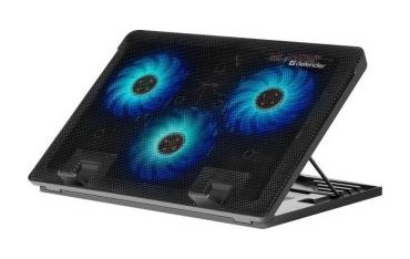 Podstawka chłodząca Defender NS-501 laptop notebook 15,6-17" 2xUSB 3 fans podświetlenie