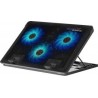 Podstawka chłodząca Defender NS-501 laptop notebook 15,6-17" 2xUSB 3 fans podświetlenie