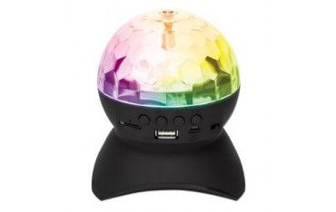 Kula Disco LED Manhattan z Głośnikiem Bluetooth MP3/USB/MicroSD/ Radio
