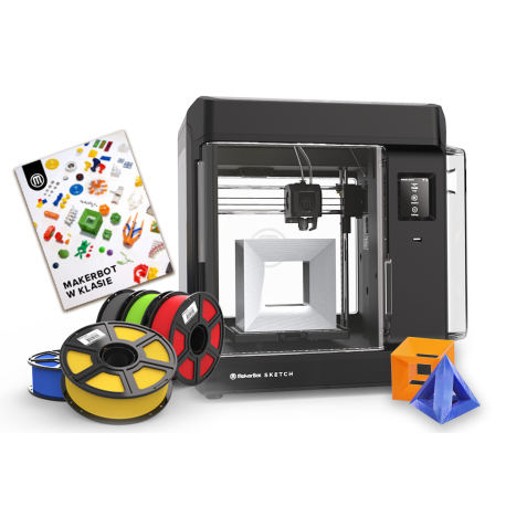 Drukarka 3D MakerBot Sketch (Pakiet Edukacyjny I 4,8 Kg Filamentu)