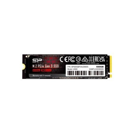 Dysk SSD Silicon Power UD80 500GB M.2 PCIe Gen3x4 NVMe (3400/2300 MB/s)