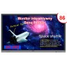 Monitor interaktywny dla edukacji BenQ RE8601 86" 4K UHD EDU 0% VAT