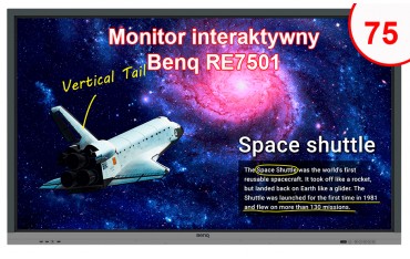 Monitor interaktywny BenQ RE7501 75" 4K UHD