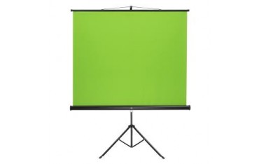 Ekran na statywie, zielony Maclean, 92", 150x180cm, regulowana wysokość, MC-931
