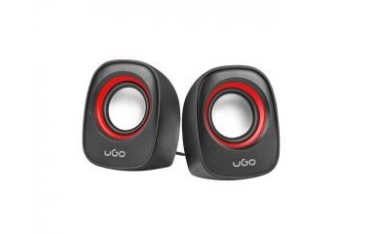 Głośniki UGO Tamu S100 2.0 2x 3W USB czerwone