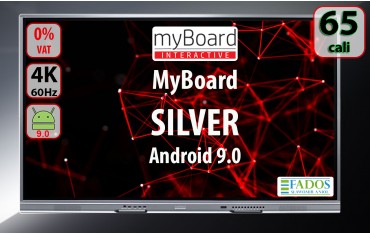 Monitor interaktywny myBoard SILVER 65 cali Android 9 oferta 0% VAT dla szkół