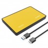 Obudowa na dysk Orico 2588US3-V1-OR-EP SATA, 2,5" USB 3.1 metal żółta