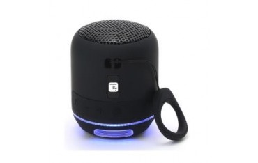 Głośnik Techly Bluetooth 5W TWS LED/MP3/MicroSD Czarny