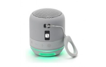 Głośnik Techly Bluetooth 5W TWS LED/MP3/MicroSD Szary