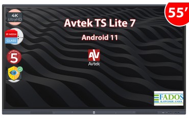 Monitor interaktywny Avtek TS 7 Lite 55 4K Android 11.0