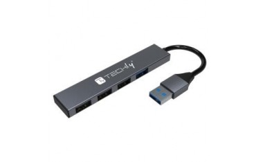 Hub USB Techly 4-portowy USB3.2 Gen1