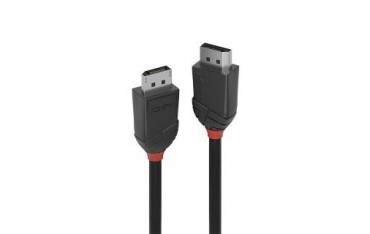 Kabel DisplayPort 1.2, LINDY Black Line 4K UHD M/M, czarny, 3m