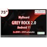 Monitor interaktywny myBoard GREY ROCK 2.0 75" 4K UHD z Androidem 11