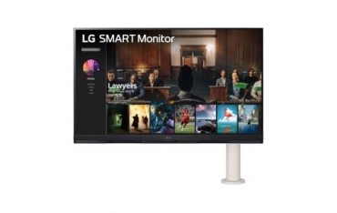 Monitor LG 31,5" Smart 32SQ780S-W Ergo 4K UHD 2xHDMI 3x USB 2.0 USB-C webOS