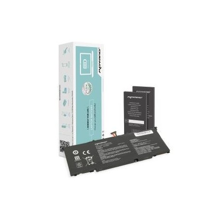 Bateria Movano do notebooka Asus FX502, ROG Strix GL502VY, GL502VT (15.2V) (3400 mAh)