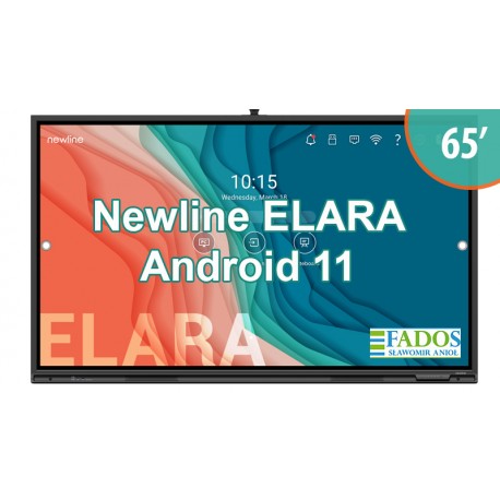 Monitor interaktywny 65 cali 4K Newline ELARA TT-6522Q z wbudowaną kamerą i mikrofonem