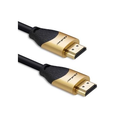 Kabel HDMI QOLTEC v2.1 Ultra High Speed 8K | 60Hz | 30AWG | GOLD | 1m
