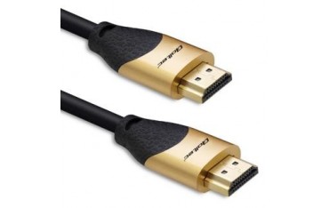 Kabel HDMI QOLTEC v2.1 Ultra High Speed 8K | 60Hz | 30AWG | GOLD | 1m