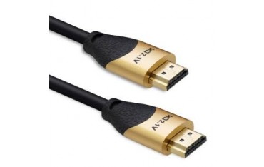Kabel HDMI QOLTEC v2.1 Ultra High Speed 8K | 60Hz | 28AWG | GOLD | 2m