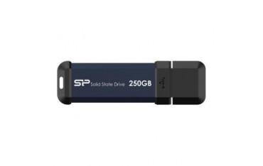 Dysk zewnętrzny SSD Silicon Power MS60 250GB USB 3.2 Gen2 600/500 MB/s Niebieski