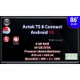 Monitor interaktywny Avtek TS 8 Connect 86 4K 0% VAT dla EDU Android 13.0