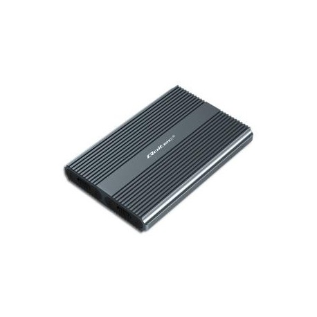 Obudowa/kieszeń Qoltec na dysk M.2 SSD | SATA | NVMe | USB-C | DUAL 2 x 2TB