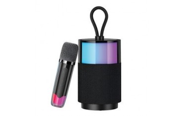 Głośnik Bluetooth Usams YIN Series + mikrofon bezprzewodowy Karaoke 