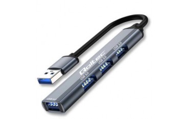 Hub Qoltec adapter USB 3.0 4w1 | 4x USB 3.0