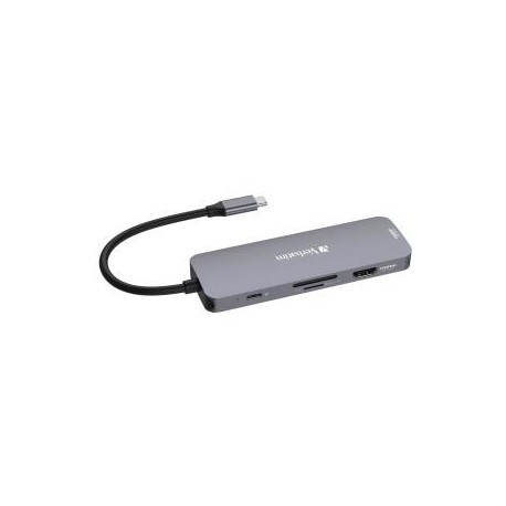 Hub USB Verbatim Multi Port CMH-08: 1x USB-C PD, 3xUSB-A 3.0, 2xHDMI, SD/microSD