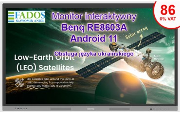 Monitor interaktywny BenQ RE8603A 86" 4K UHD EDU 0% VAT