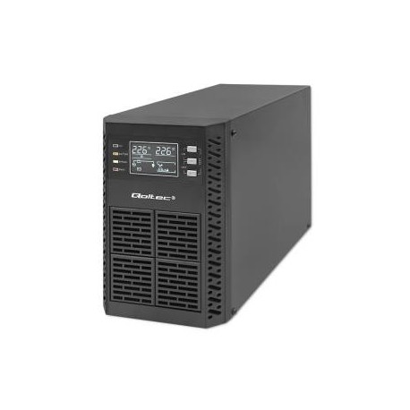 Zasilacz awaryjny UPS Qoltec 1kVA | 1000W | Power Factor 1.0 | LCD | EPO | USB | On-line