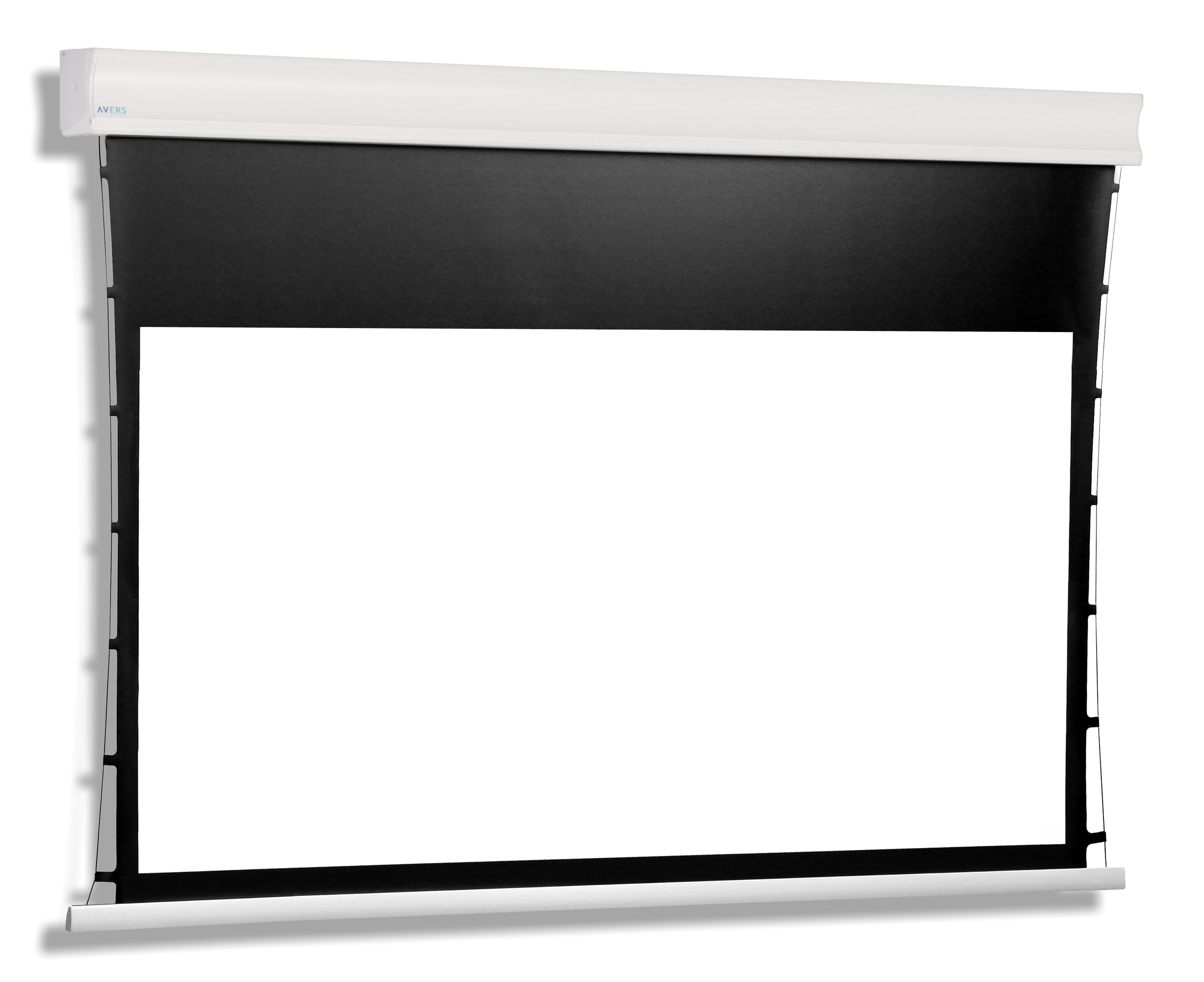 Ekran elektryczny z napinaczami AVERS CUMULUS TENSION 1610 szerokość 210 cm