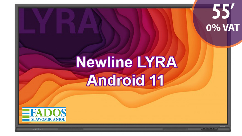 Monitor interaktywny 55 cali Newline Lyra TT-5521Q EDU 0% VAT Android 11