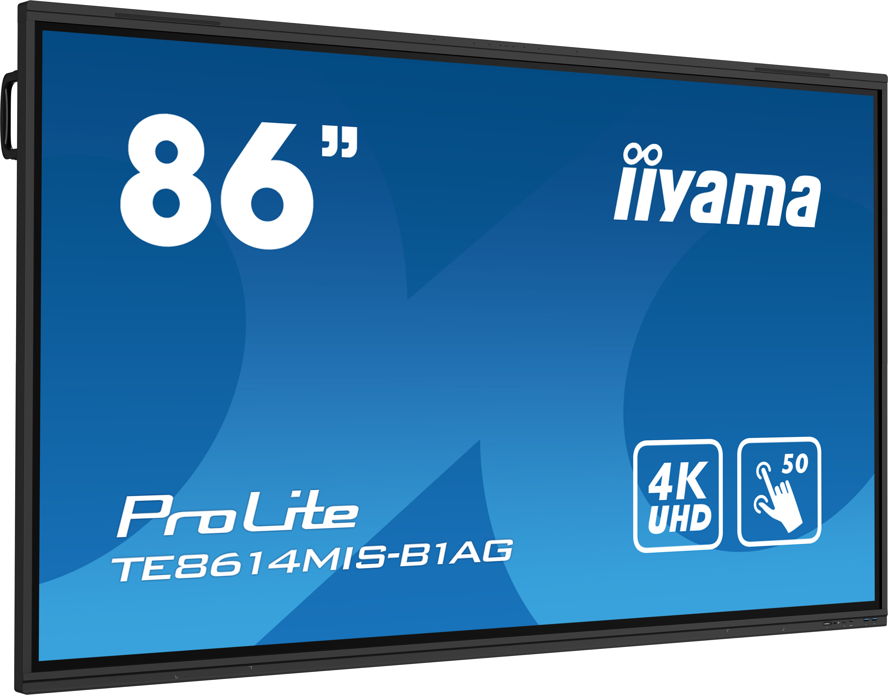 Monitor interaktywny 86 cali iiyama ProLite TE8614MIS-B1AG , 4K UHD, iiWare (Android 13.0)