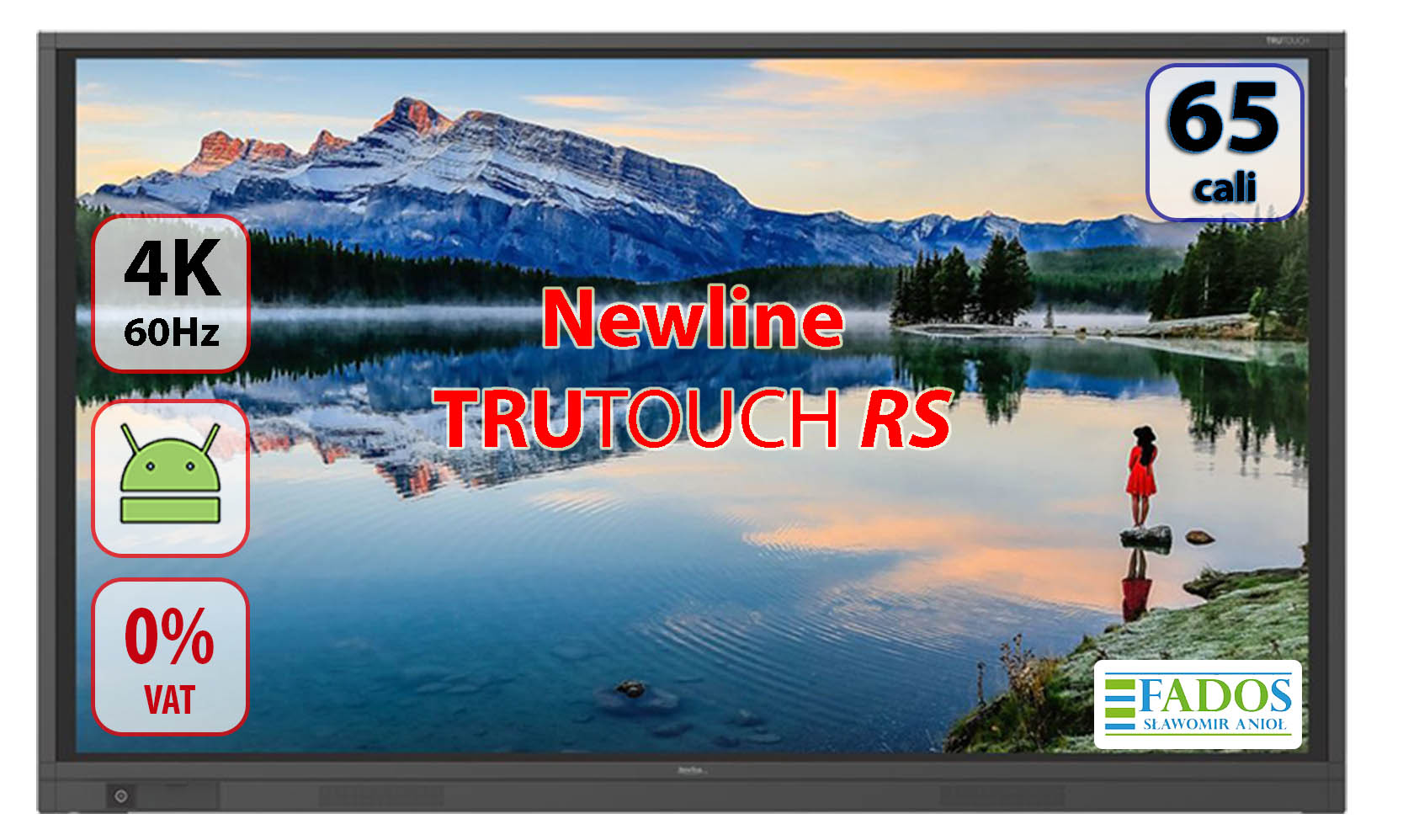 Monitor interaktywny Newline TT-6518RS Aktywna tablica